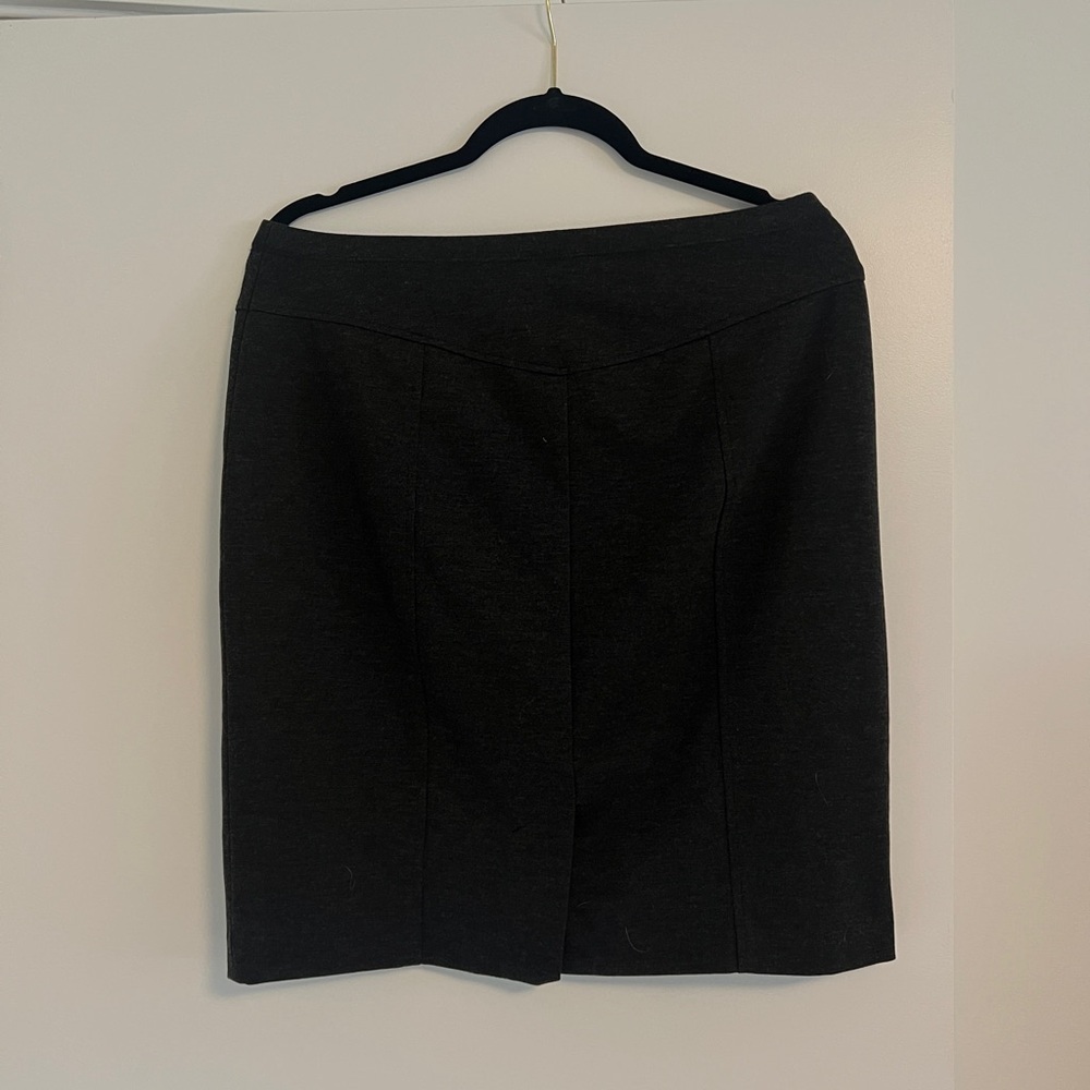 Ellen Tracy skirt - dark gray -  Large - Picture 3 of 3